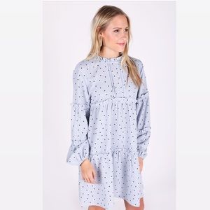 Blue polka Dot dress!
